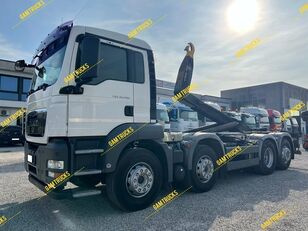 camion ampliroll MAN 35.480TGS Abrollkipper Manual 8x2 Euro5 ZF-Intarder