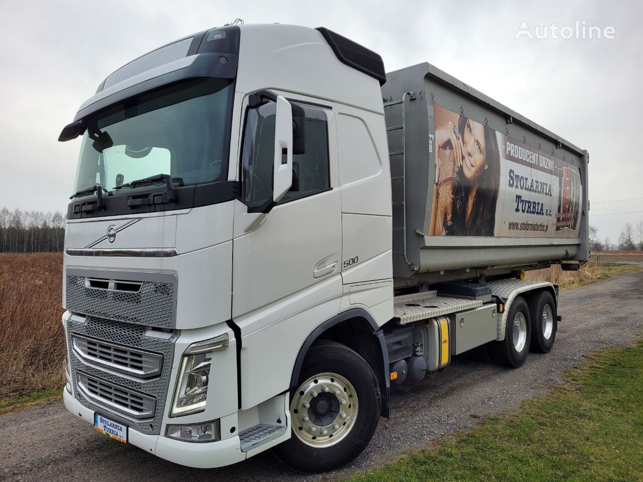 camion ampliroll Volvo FH 500 6x4