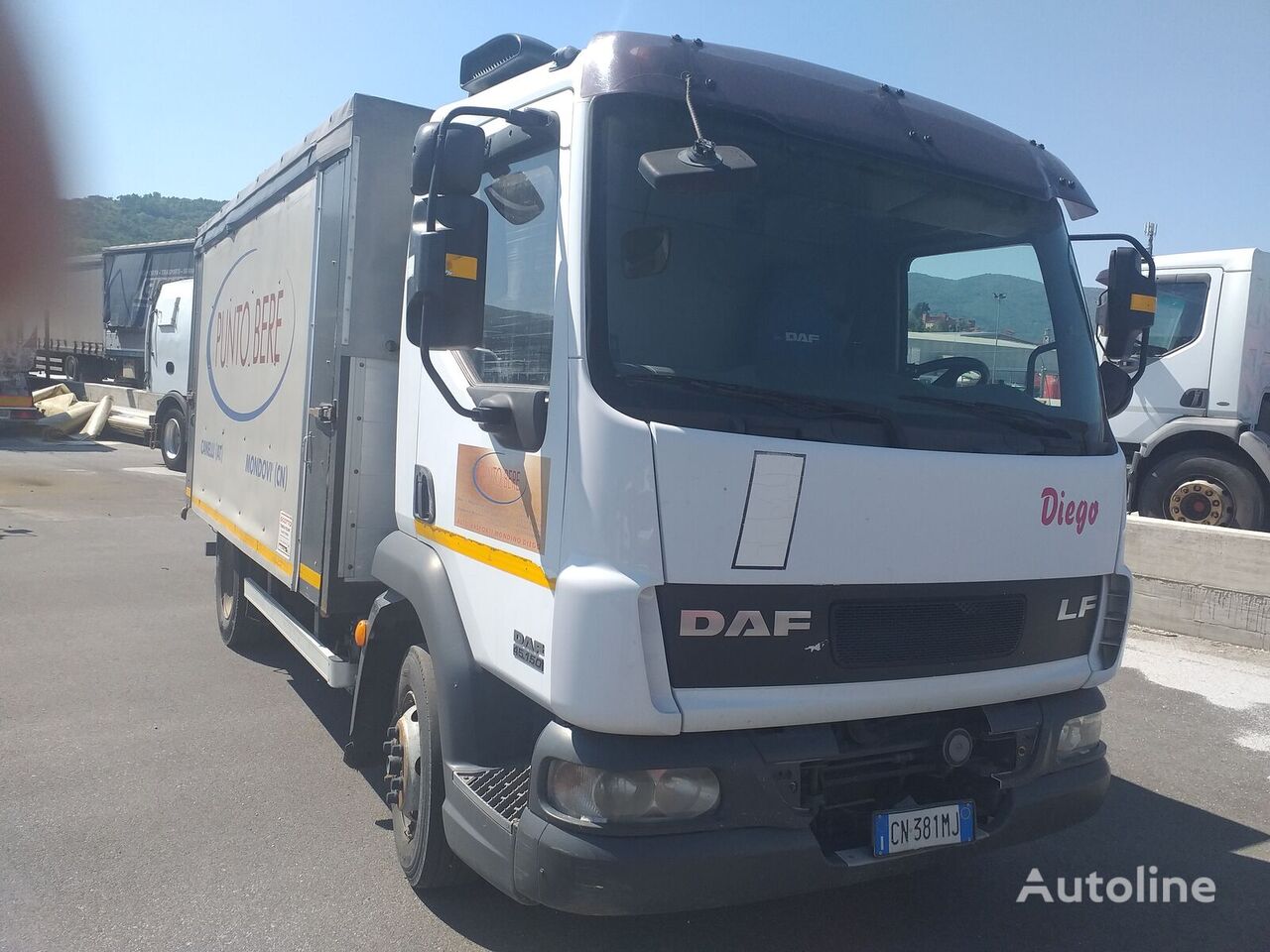 camion bâché DAF 45.150 E.3