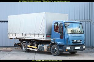 camion bâché IVECO EUROCARGO ML 100 E18, ROLL OFF TIPPER