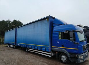 camion bâché MAN TGL 8.250 Zestaw