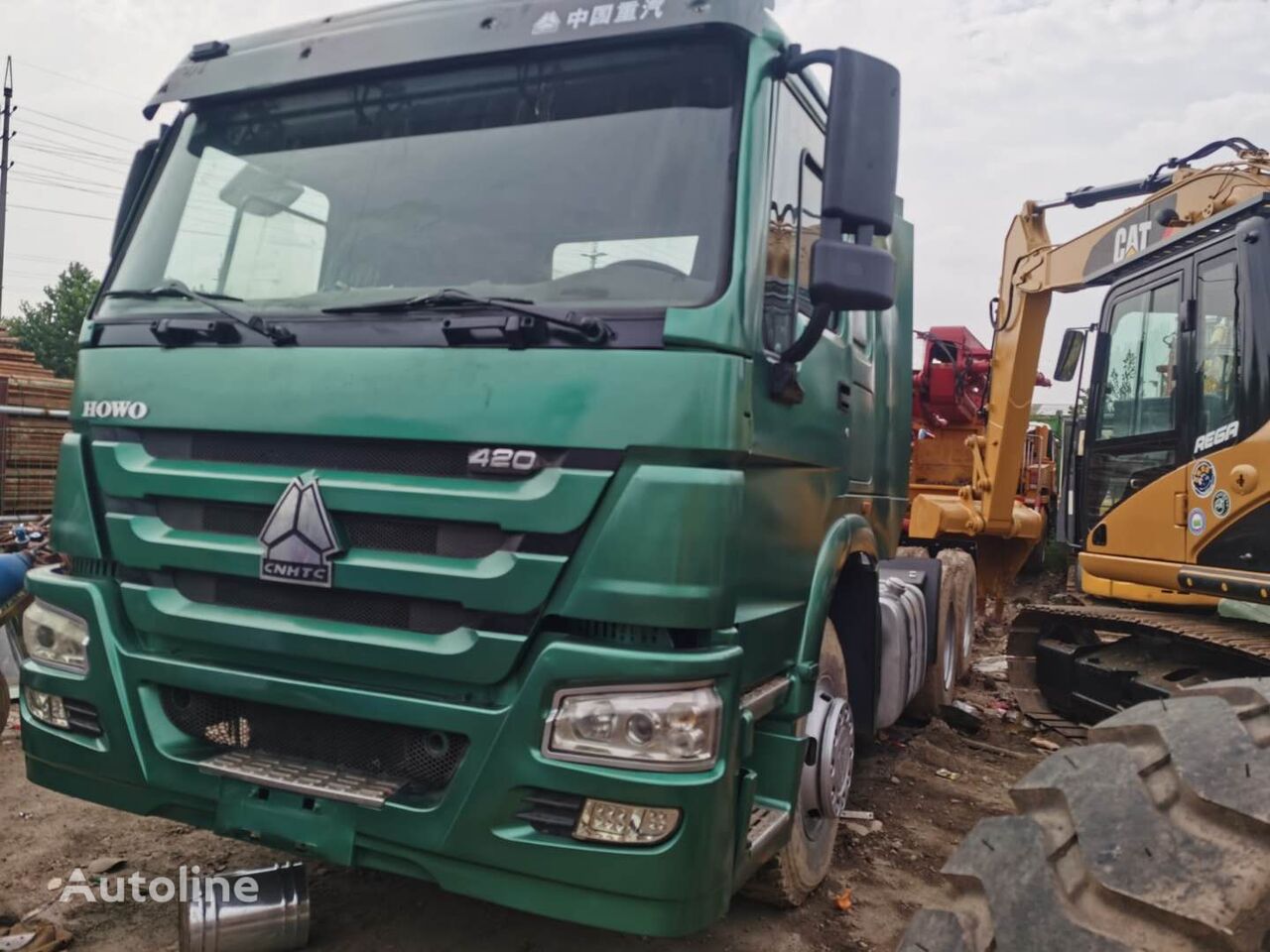 camion-benne Howo 420HP Green 2018