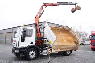 camion-benne IVECO Eurocargo 160E22 Bordmatic tipper + crane FASSI F95A.0.22