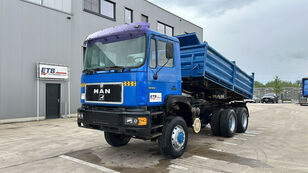 camion-benne MAN 26.372 (BIG AXLE / 6X6 / STEEL / 6 CYLINDER / MANUAL PUMP)