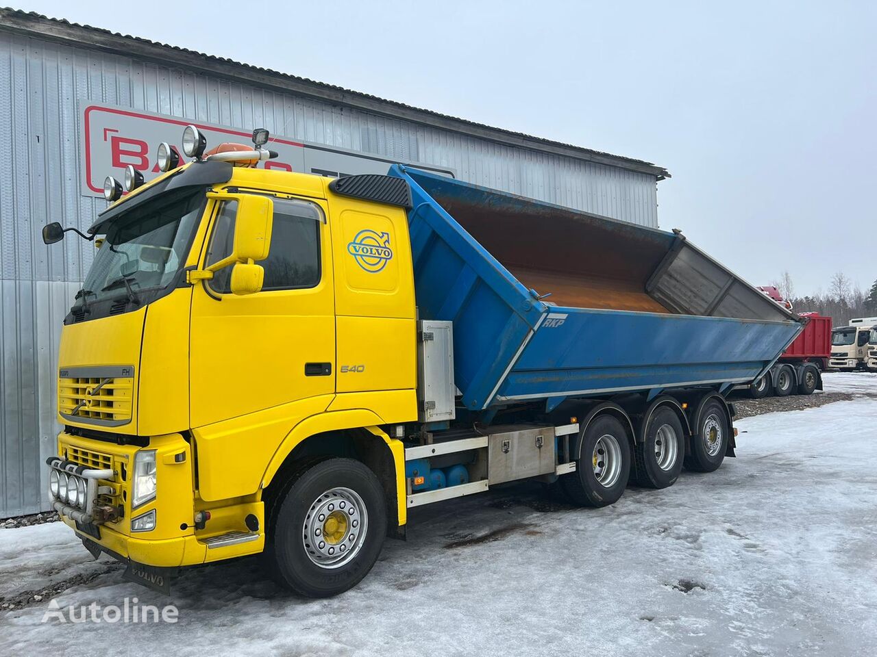 camion-benne Volvo FH 540, 8x4, SIDE TIPPER + TIPPER