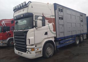 camion bétaillère Scania R620 Michieletto + remorque bétaillère