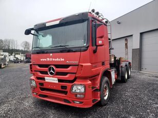 camion forestier Mercedes-Benz Actros 3360 V8 6X4 LUMBER TRUCK - SPRING SUSPENSION - HIAB 251S8