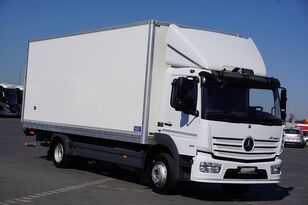 camion fourgon Mercedes-Benz ATEGO / 1221 / ACC / EURO 6 / KONTENER + WINDA / 17 PALET