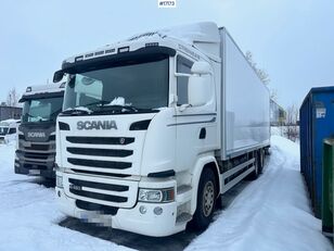 camion fourgon Scania G450 6x2 Box truck w/ fridge/freezer unit