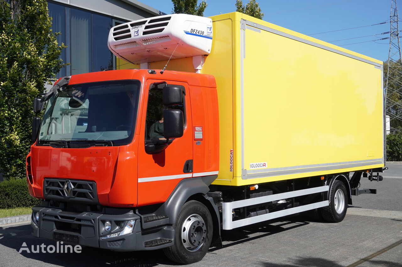 camion frigorifique Renault D16 E6 Refrigerator 16 tons / Lift / sleeping cabin