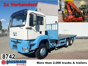 camion plate-forme MAN TGA 26.310 6X6 BB, Kran PALFINGER PK 23002 C