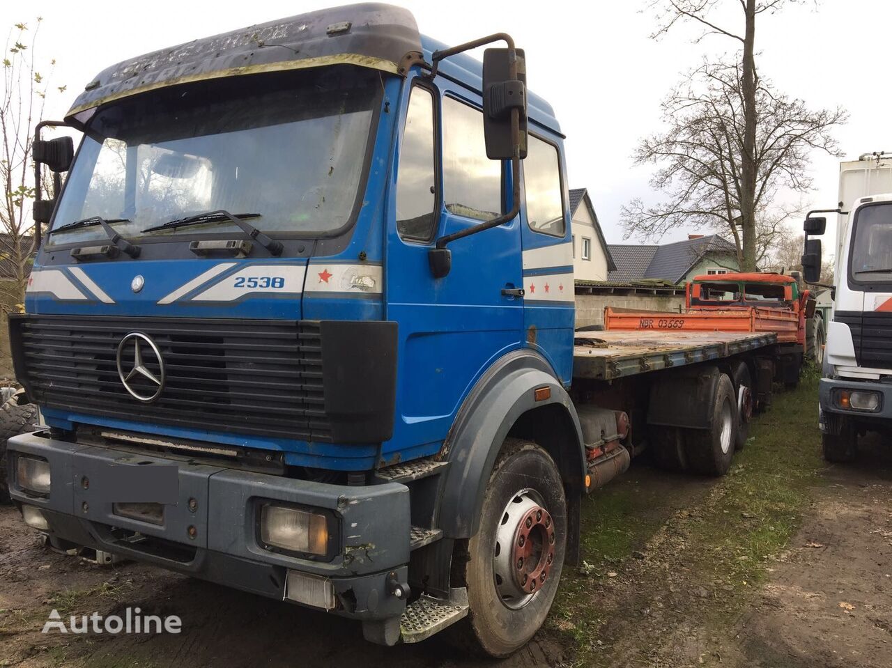 camion plate-forme Mercedes-Benz 2538 SK