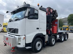 camion plate-forme Volvo FH480 8x4 PLATFORMA Z DŹWIGIEM FASSI 660 AXP28