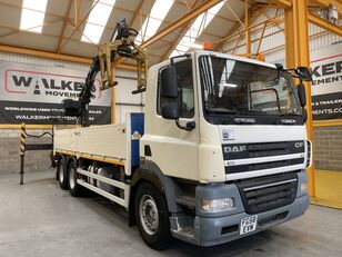 camion plateau DAF CF85 460 6X2 DRAWBAR SPEC 26 TONNE BRICK GRAB – 2008 – FG58 EVM