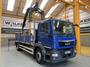 camion plateau MAN TGM 18.250 *EURO 6*, 4X2 18 TONNE BRICK GRAB – 2015 – DG65 ZPR