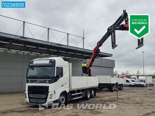 camion plateau Volvo FH 500 6X2 ACC Retarder Lift+Lenkachse Palfinger Euro 6