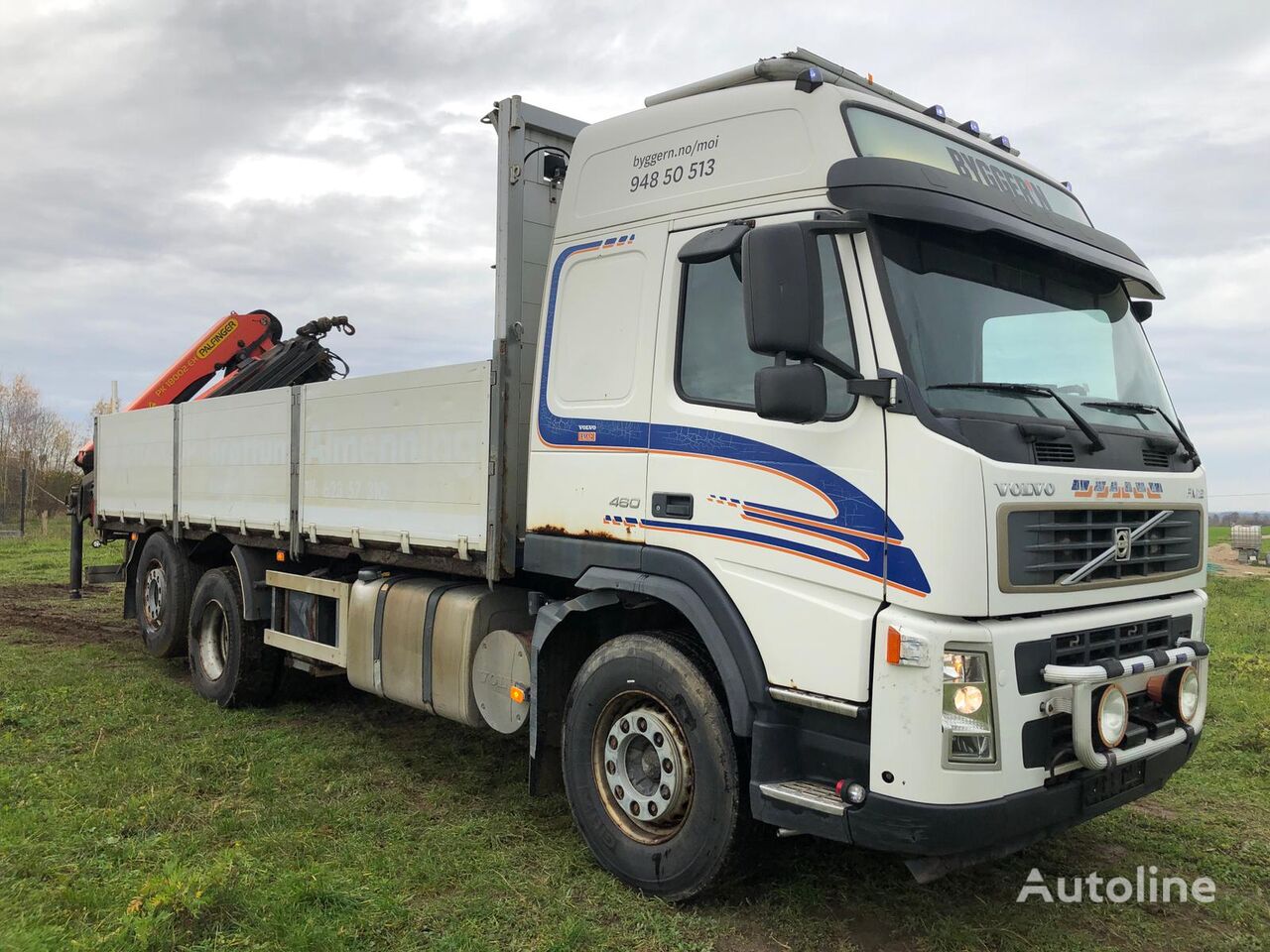 camion plateau Volvo FH12