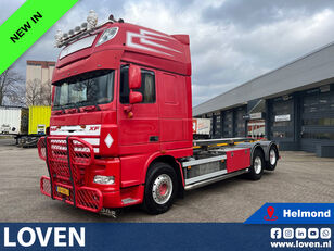 camion porte-conteneur DAF XF105 460 FAS NCH Kabelsysteem 25 Ton