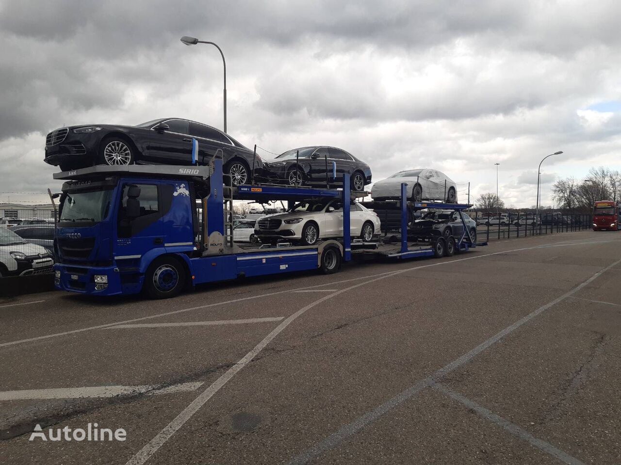 camion porte-voitures IVECO STRALIS 460 E6 / ROLFO SIRIO