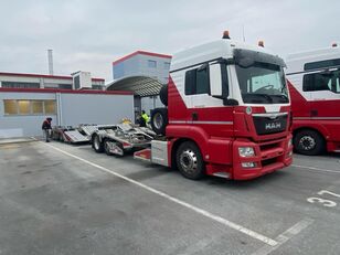 camion porte-voitures MAN TGS 18.480 + Rolfo Hercules EURO6 + remorque porte-voitures