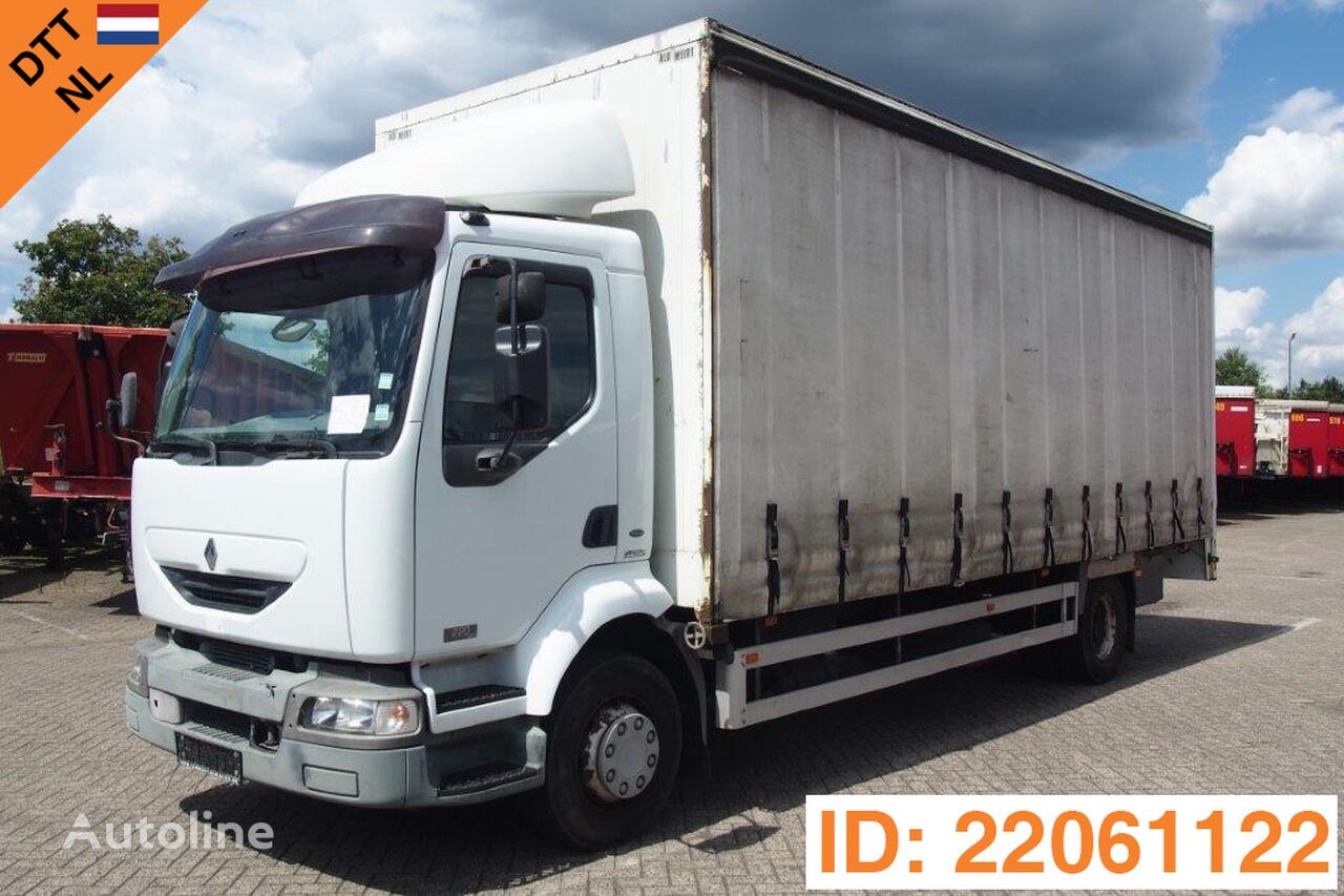 camion rideaux coulissants Renault MIDLUM 220 DCI