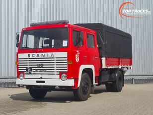 camion rideaux coulissants Scania 80 Super Crewcab, Doppelcabine, Intercooler, Oldtimer, Good Cond