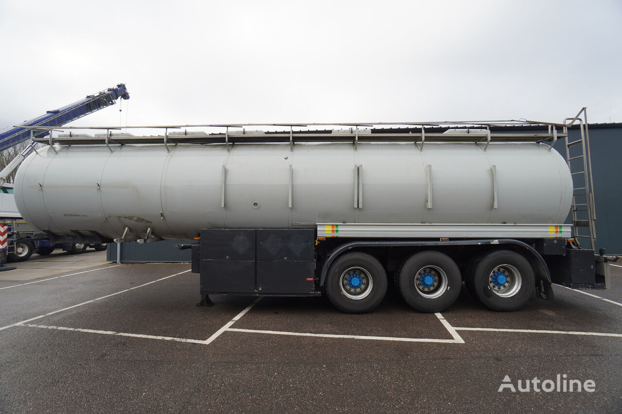 camion citerne semi-remorque Dijkstra 3 AXLE TANK TRAILER 36 M3