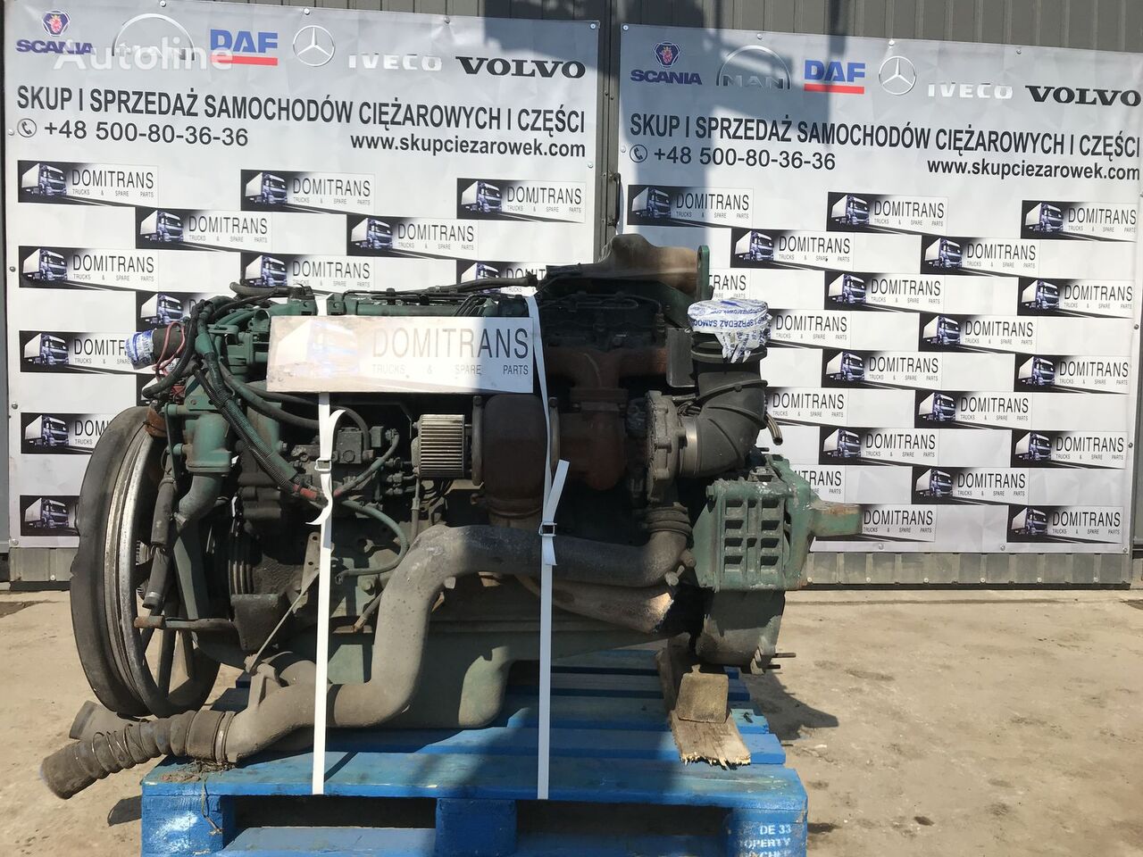 moteur Volvo FL6 D6B, 180 KM pour tracteur routier Volvo