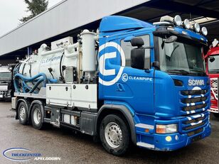 camion hydrocureur Scania G360 Euro 6, Kroll, RVS tank, HIBON, PRATISSOLI