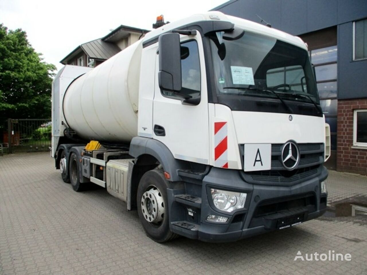 camion poubelle Mercedes-Benz 2535 Antos Faun Rotopress 520 Zöller 2301