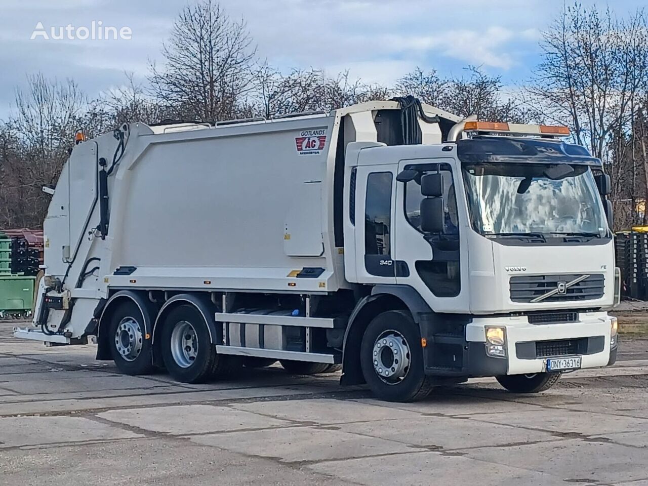 camion poubelle Volvo FE340