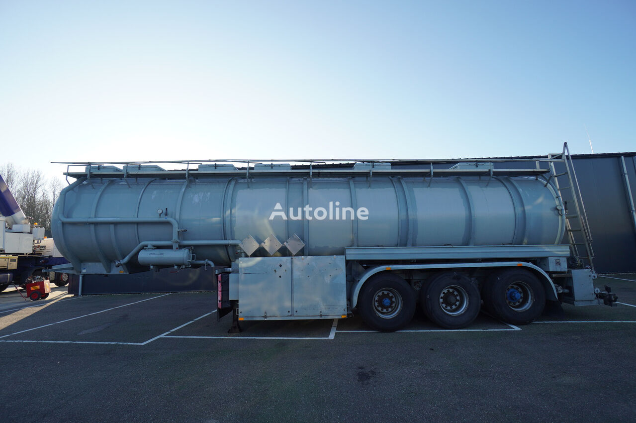 semi-remorque aspiratrice Dijkstra 3 AXLE VACUUM TANK TRAILER 36 M3